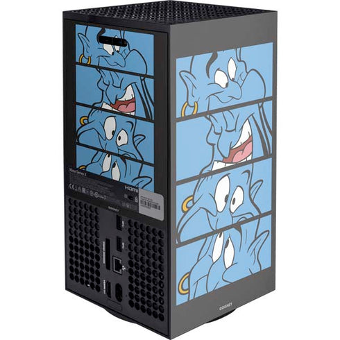 Disney Aladdin Genie Faces Grid XBox Series X Digital Edition Console Skin